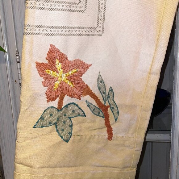 NWOT We The Free Electric Sands Embroidered Pants (Free People) - Picture 8 of 14